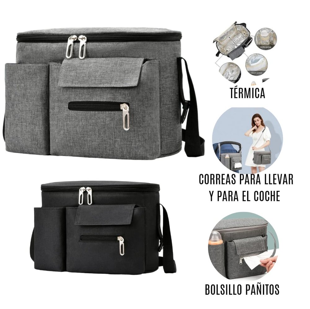 Vista 8 de Pañalera para el coche - COLOR: Negro